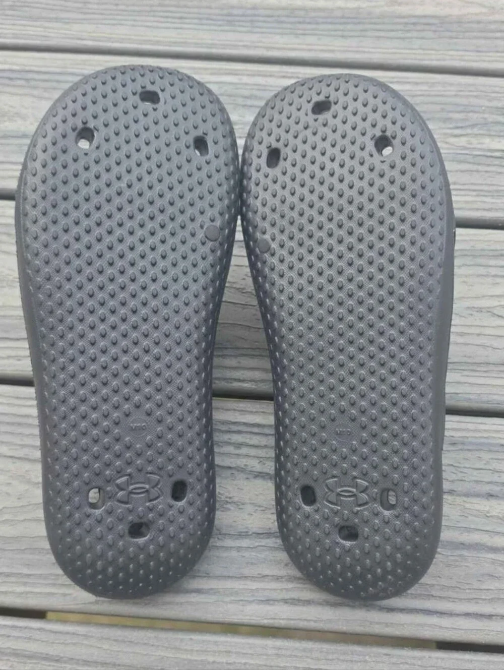 NWOT Under Armour Black Slide Sandals